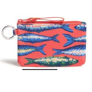 NWT Vera Bradley Zip ID Case in Fish Tale Sardines